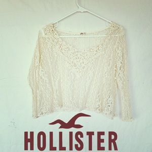 🔥☀🛵Hollister lace top
